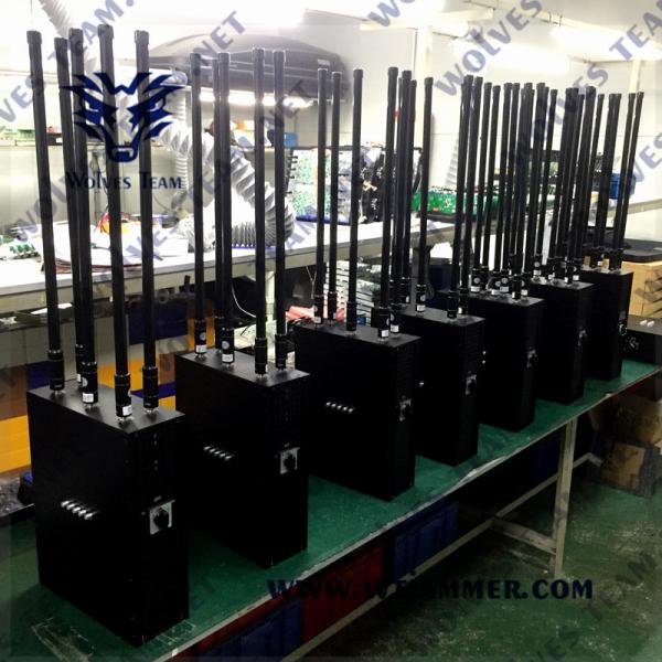 Quality 6 Bands Backpack Signal Jammer Manpack Portable Cell Phone Signal Type For Army​​ for sale