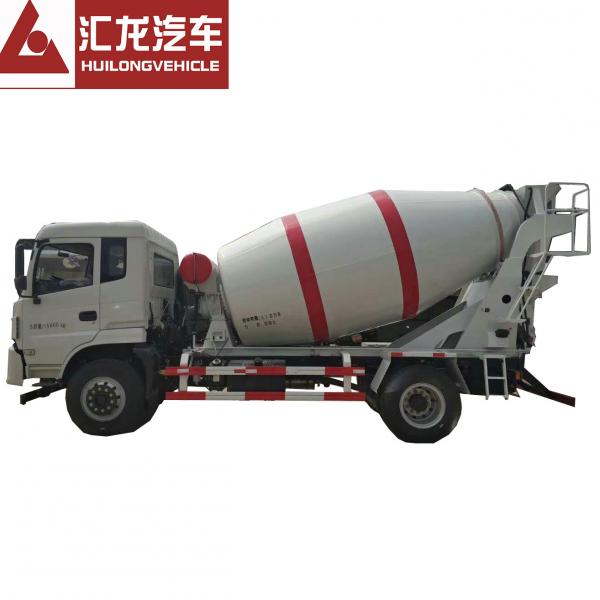 Quality Professional Small Concrete Mixer Truck Self Loading HOWO 4*2 3 CBM White Color for sale
