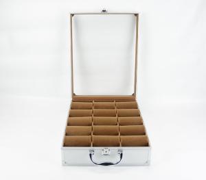 China 15 Pcs Aluminum Watch Display Case , Acrylic Watch Storage Box MS-Wat-06 on sale