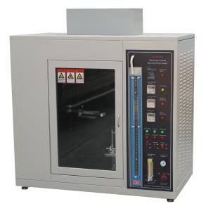 China Fire Flame Plastic Burning Test Chamber UL 94 Standard AC 220V 50Hz 35～98%RH on sale