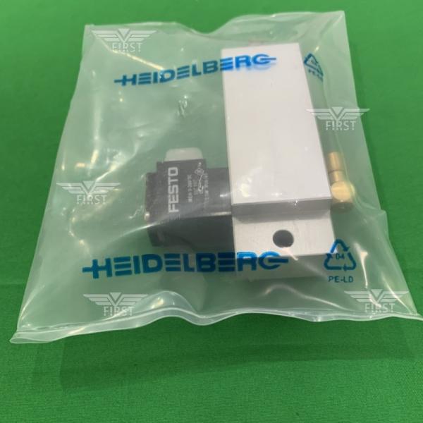 92.184.1011 Heidelberg Solenoid Valve HD Spare Replacement Cylinder Silver