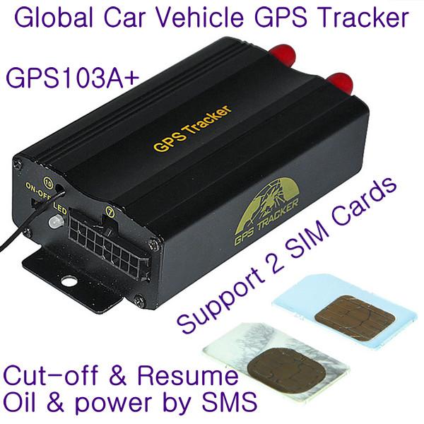 Quality New TK103B Car Vehicle GPS GPRS Tracker W/ Cut-off and Resume Oil & Power remotely by SMS for sale