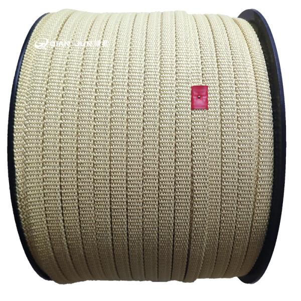 100% kevlar aramid yarn ropes and roller sleeves for glass tempering machine furnace