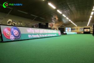 China Wall  TV Stadium LED Display , Handball Volleyball Perimeter Stadium Monitor on sale