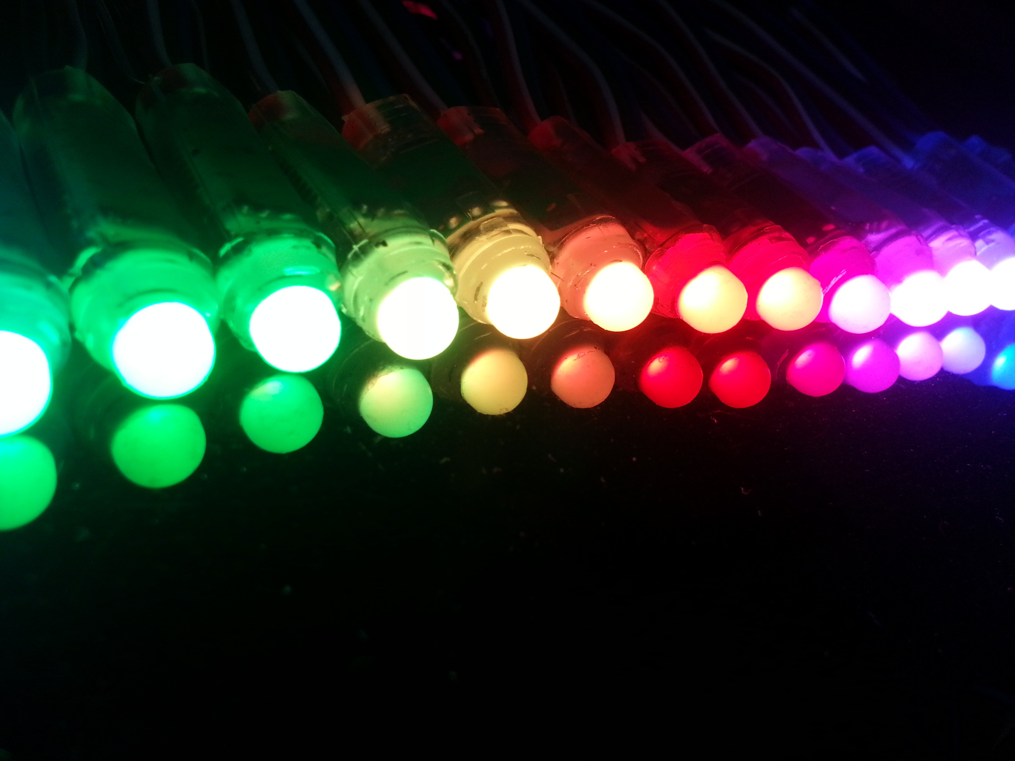 Programmable Digital Pixel Led Module Full Color Diameter12mm