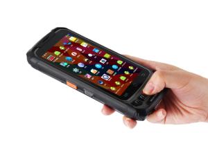 High Performance Handheld RFID Reader , 4.7 Inch Mobile Rfid Reader Android