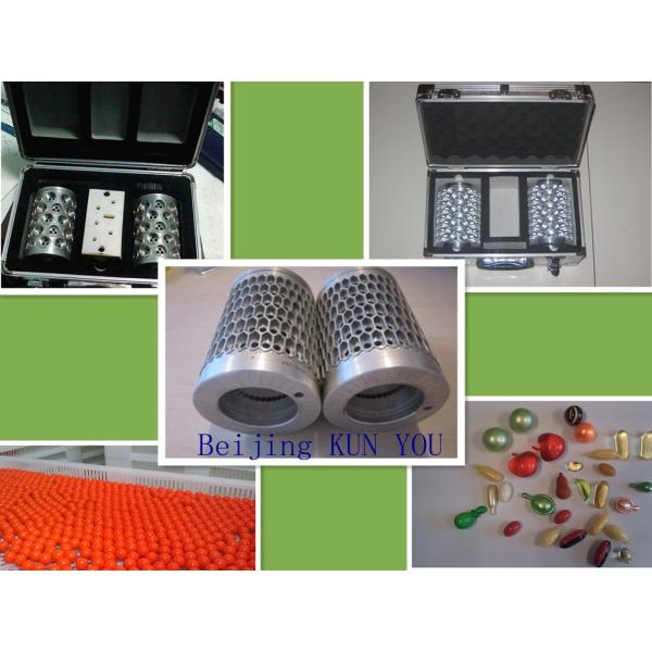 Aluminium / Brass Alloy Soft Capsule Mold Die Roll Tolling 80 * 100mm ISO9001