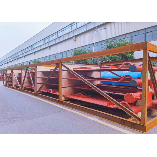 Carbon Steel SA178 Sturdy Construction Boiler Membrane Wall Welded With Header