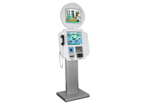 Quality Fingerprint Reader Library Self Check In Kiosk , Information Access S802 for sale