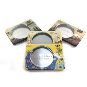 Custom printed window tea tin box