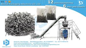 Wholesale Wire nails long nails pouch packing machine with multi heads weigher BSTV-450AZ from china suppliers