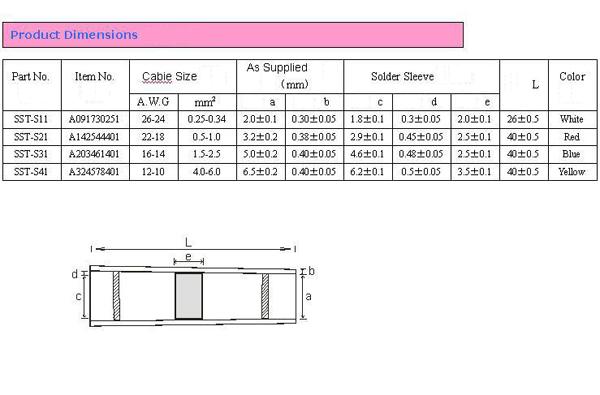 75pcs Electrical Heat Shrink Shrinkable Solder Seals Butt Splice Connector Terminals Kit