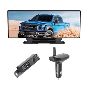Wholesale 12 Inch Touch Screen DVR Reverse Camera Wireless Rearview Mirror AHD Receiver from china suppliers