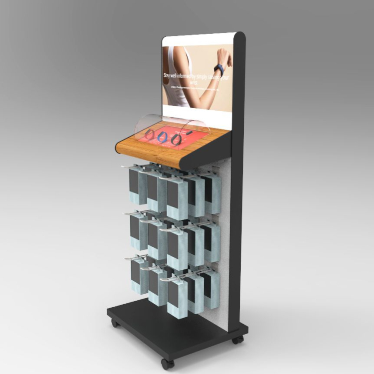 Bracelet Point Of Purchase Pop Display Floor Standing Display For Mobile Phone Accessories