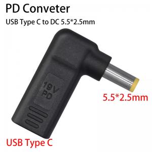 China USB Type C Female To DC 5525 Male Converter PD Decoy Spoof Trigger Plug Jack on sale