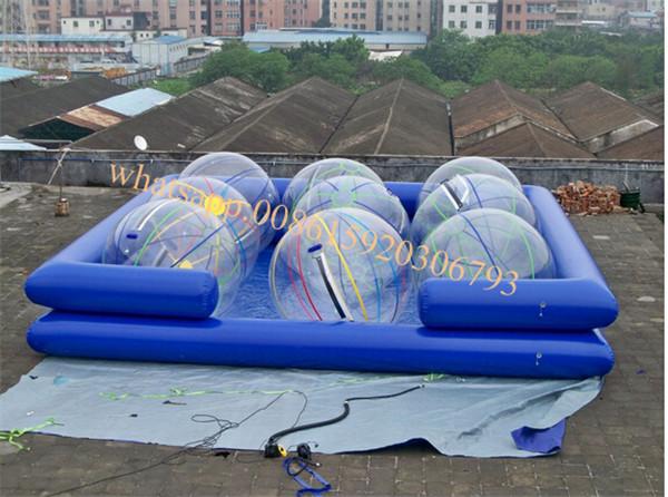adutls size inflatable giant swimming paddle pool inflatable balls pools pool