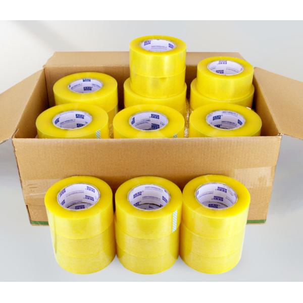 50um Thickness 160m Length Transparent No Noise Hot Melt Adhesive Bopp Silent Packing Adhesive Tape