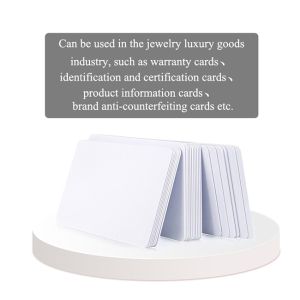 0.76mm PVC Blank Card for Jewelry Warranty Certificates