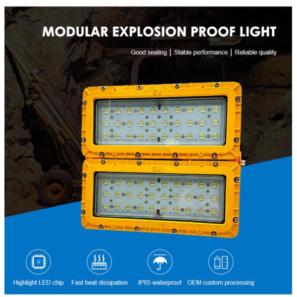 IP65 SMD2835/3030 LED Explosion Proof Lighting Fixtures Heat Dissipation Design