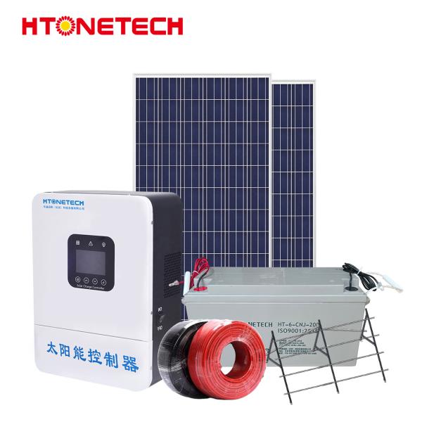 Htonetech Industry Good Price off Grid Solar System Complete Kit Manufacturers China 49kw Solar Energy System with WiFi