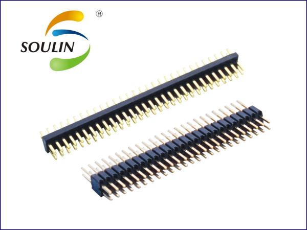 Quality 1.0Amps Board To Board Pin Header 1.27mm Pcb Socket Connector for sale