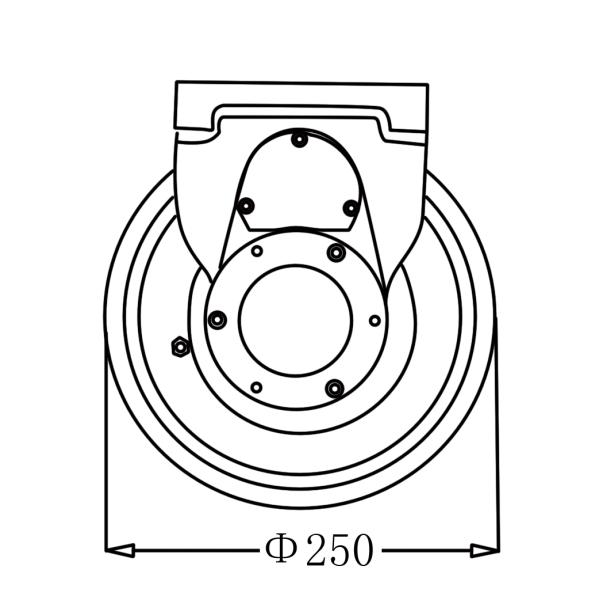 1.5kw AC Drive Wheel Unit With Programmer And Brake Disc For Cleaning Machine