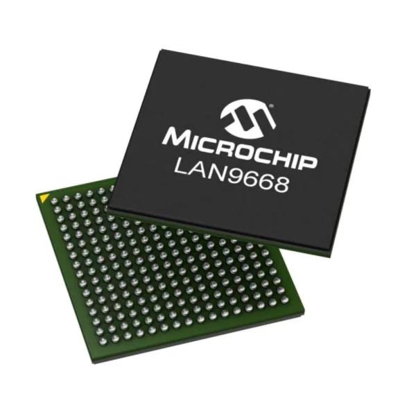 LAN9668/9MX Integrated Circuits ICs , 8 Port Ethernet Switch IC With Cortex A7