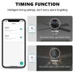 Glomarket Tuya Wifi Fan Light Switch Touch 3 In 1 Switch 5 Speed Adjustment
