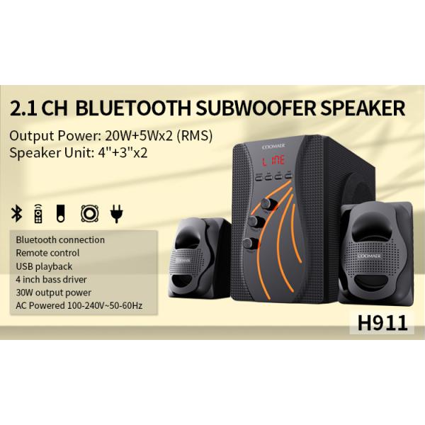 Immersive Sound 4Ohm 2.1 Multimedia Speaker For Home Entertainment