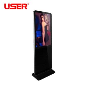 China Horizontal Vertical Floor Standing LCD Advertising Player Usb Digital Signage Totem on sale