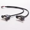 Buy cheap 30cm Motherboard Internal 9pin Pitch 2.54mm to Dual Port USB 2.0 A Female Screw from wholesalers