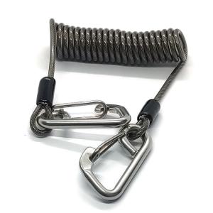 China Retractable Tool Lanyards Tool Security Tether Swimming Wristband Key Holder on sale