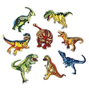 Embroidery patch embroidery dinosaur patch hot fix patch
