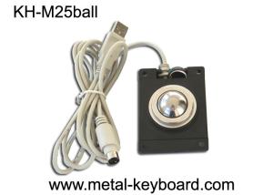 China Optical Panel Mount Mouse Trackball Standard USB / PS2 Output Support Dia 25mm on sale