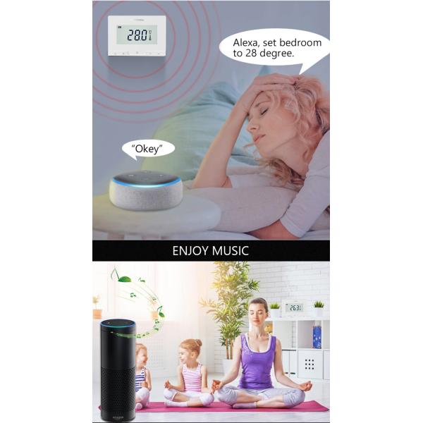 868MHz Tuya WiFi Smart Thermostat MQTT Gas Boiler Wireless Thermostat