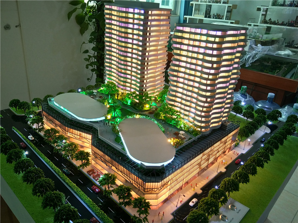 Commercial 3D Printed Building Models Renderings Color Pdf / Cad Drawing