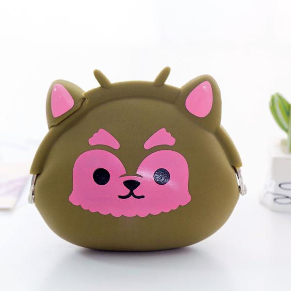 Animal Change Pouch Small Silicone Purse For Children Toddlers Coin Change Earphone Container Girls Boys Christmas Gift