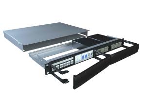 Modular Network Patch Panel Front Detachable SUS 1U Suitable for LAN and Fiber Network