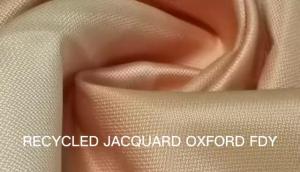 Wholesale 100%RPET Windproof luggage lining Recycled Polyester jacquard twill Oxford fabric from china suppliers