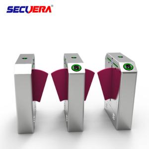 China Smart Retractable Flap Barrier Gate Turnstile Security Subway Wing Gate on sale