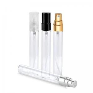 China 2ml Tubular Pen Spray Bottle Clear Essential Oil Glass Vials on sale