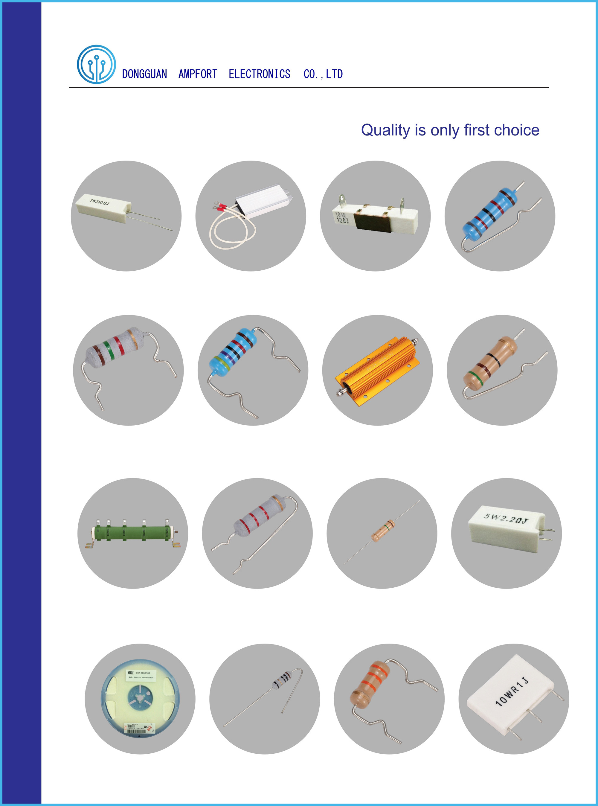 5 OHM CR MOF Cylindrical Resistor Wire Wound Resistor 100W Wire Wound Resistor