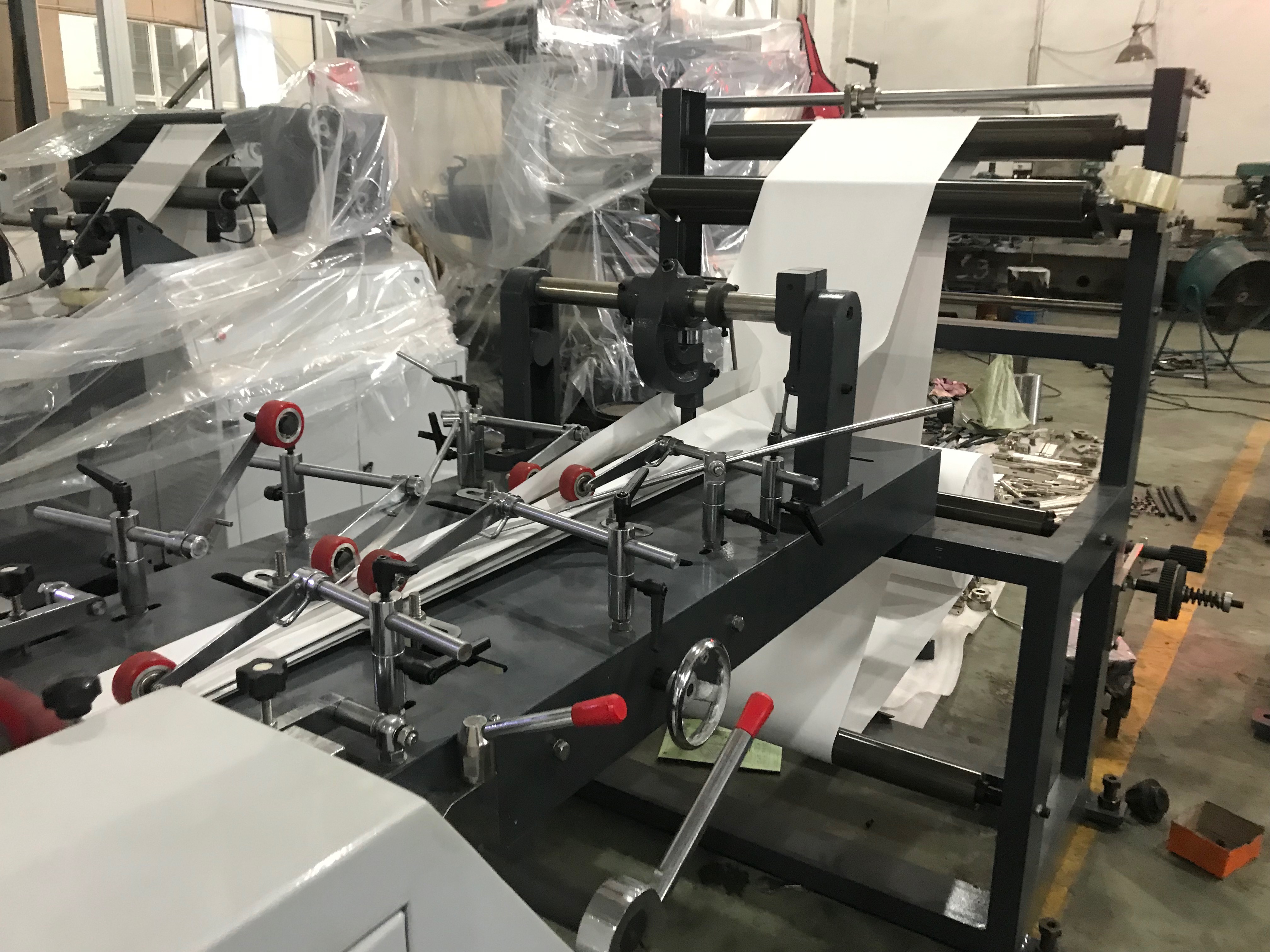 2019 new hotsale  mechanical type flat v bottom paper bag making machine