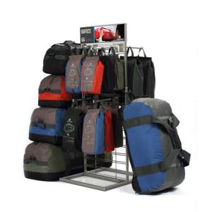Wholesale Metal Double Sided Wire Grid Display Racks Backpack Display Stand With Hooks from china suppliers