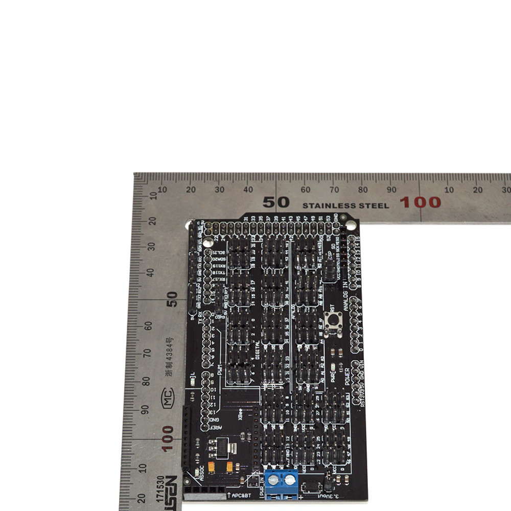 Power Supply Arduino DOF Robot MEGA Sensor Shield V1.0 Dedicated Sensor Expansion Board For Uno