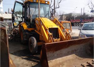 Used England JCB 3CX Backhoe Loader , Used Tractor Backhoe Loader Yellow Color