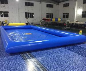 China Double Stitching Above Ground Swimming Pools With Repair Kits For Parks Inflatable Swimming Pool on sale