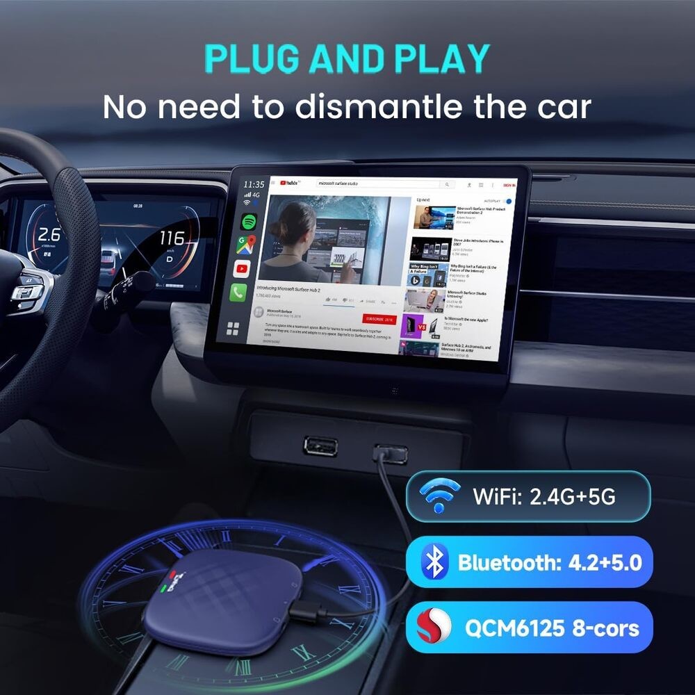Multifunction 8G 128Gb Tbox Wireless Adapter Carplay And Android Auto For Car Play Dongle