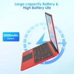 Portable 14" Windows 11 Laptop Computer Intel Celeron J4125 Quad Core Processor