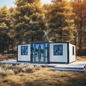 Wholesale Waterproof 40FT Container House Expandable Modern Style With Wooden Floor from china suppliers